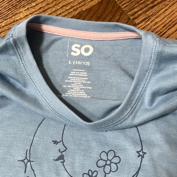 NWT Girls SO two piece pajama set size 10/12 - Picture 4 of 12